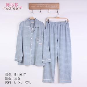 美之梦针织长袖情侣维密男套511617