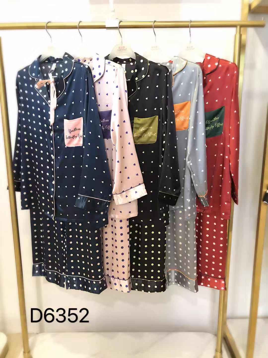 仙坤冰雪丝长袖女套D6352