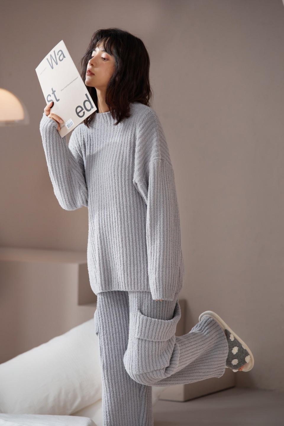 美梦依人半边绒女款162