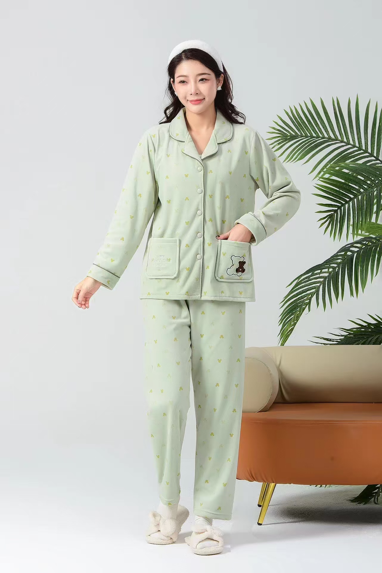 美梦依人海岛绒女套2432