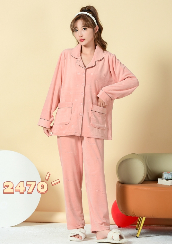 美梦依人海岛绒情侣女套2470