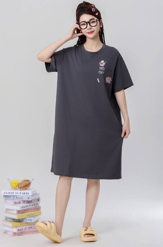 美梦依人半袖女裙5199