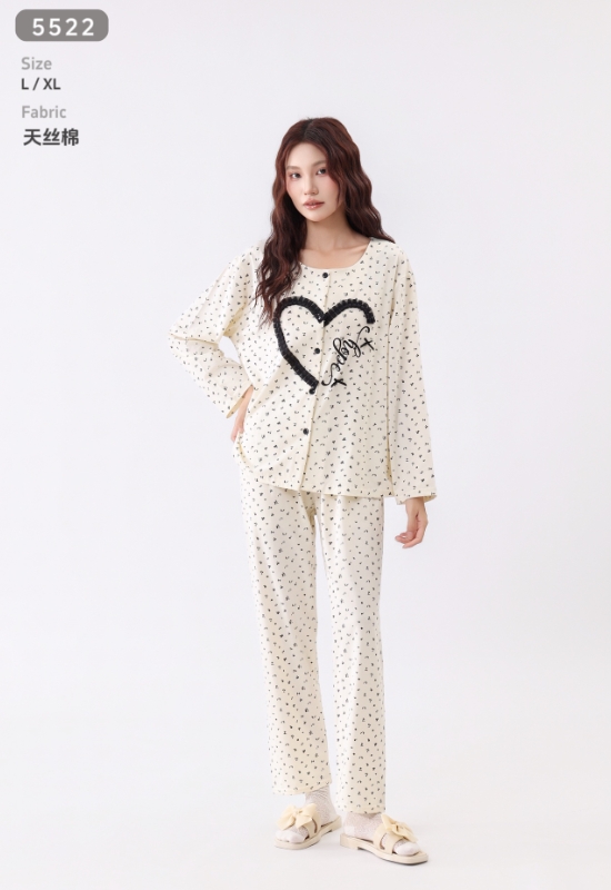 美梦依人长袖女套装5522