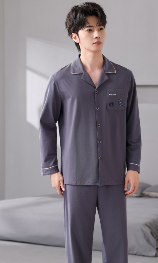 美梦依人爽棉长袖男套装906600