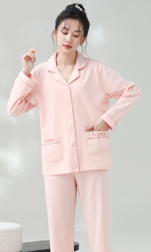 美梦依人爽棉长袖女套装906100