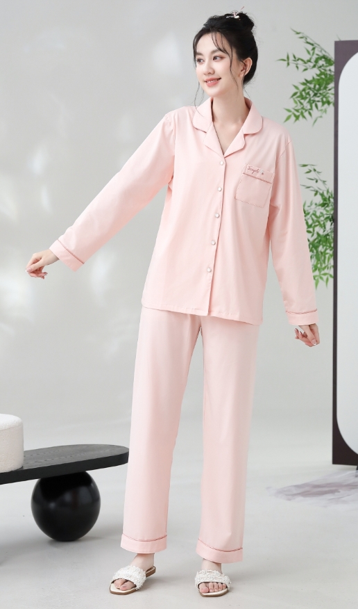 美梦依人爽棉长袖女套装906078