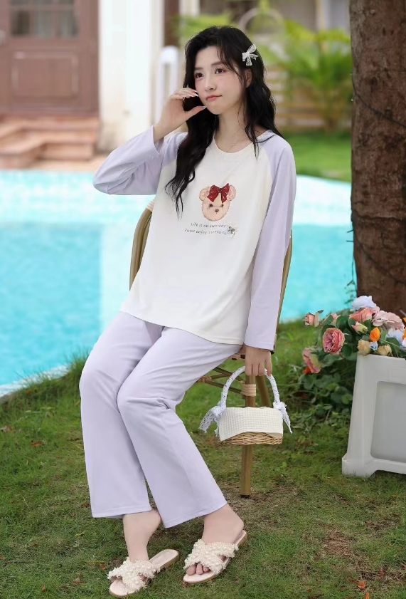 美梦依人长袖休闲女套装921-6