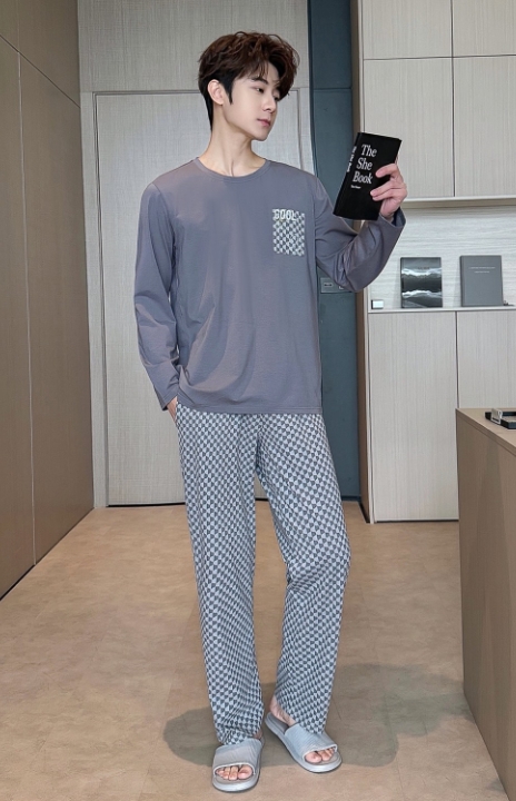 美梦依人长袖休闲男套装20408