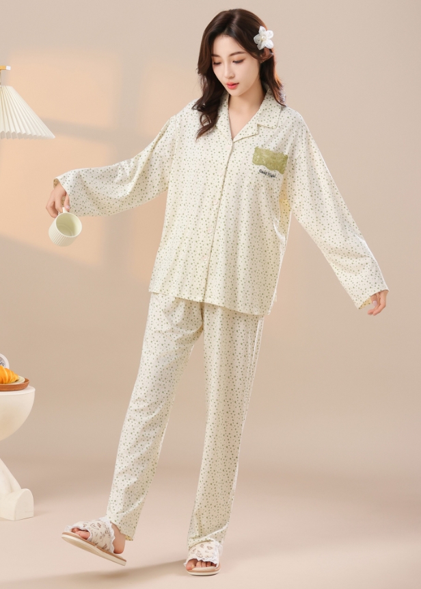 美梦依人长袖女套装25155