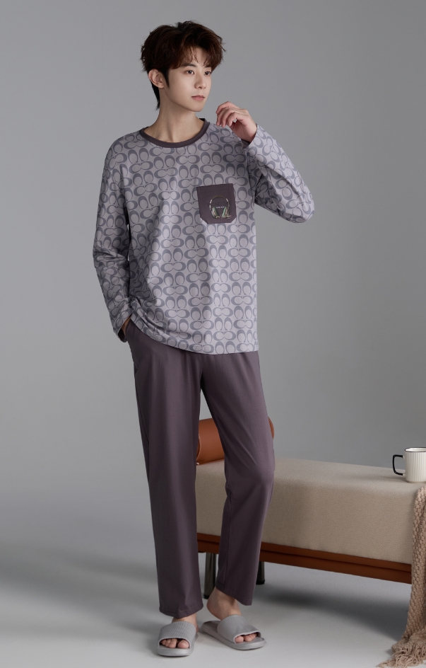 美梦依人长袖休闲男套装20405