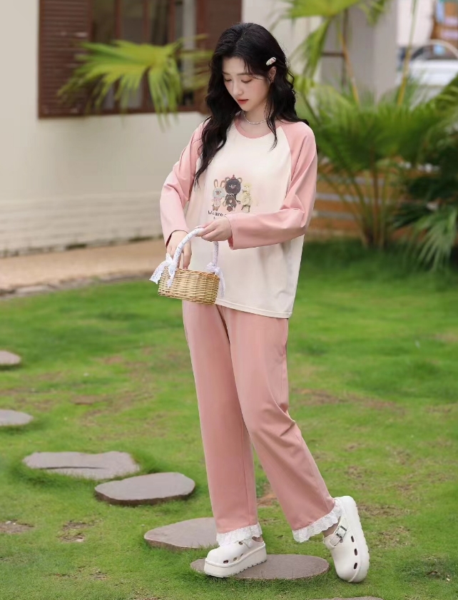 美梦依人长袖休闲女套装8922-9