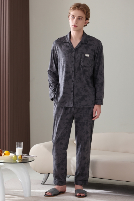 美梦依人棉莫长袖男套装25326