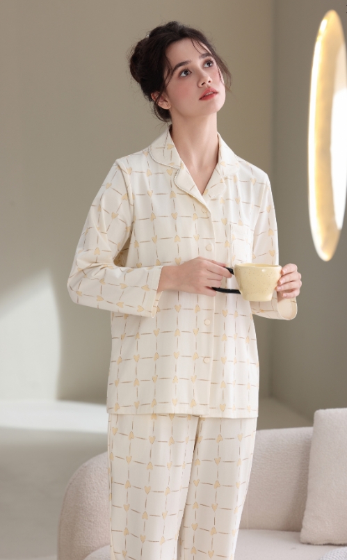 美梦依人棉莫长袖女套装25427