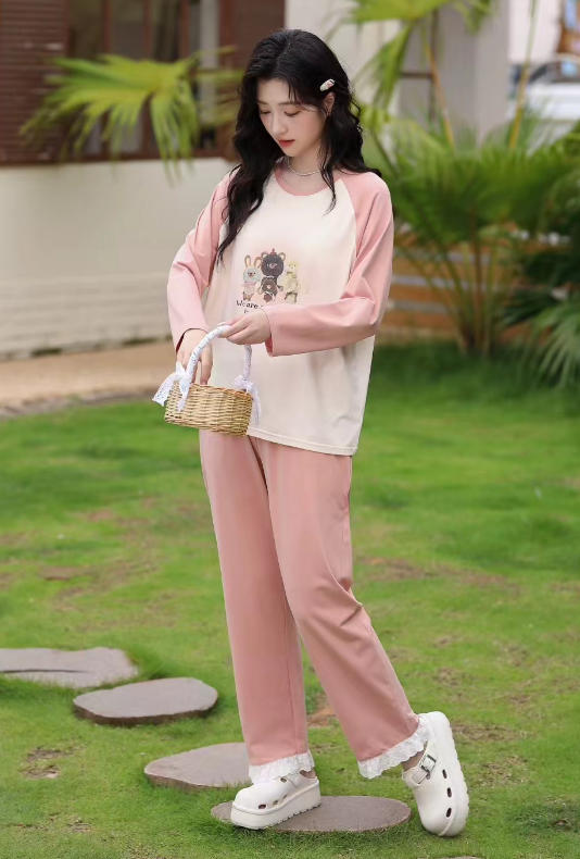 美梦依人长袖休闲女套装922-9