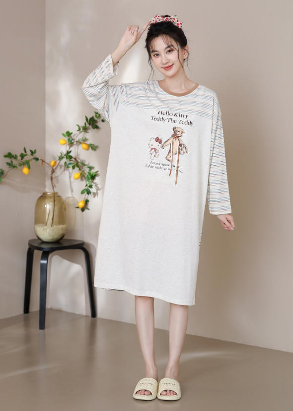 美梦依人长袖女裙906250