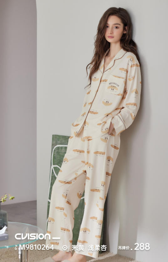 美之梦蛋白绒女套装9810264