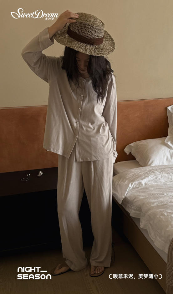 美之梦蛋白绒女套装9810256