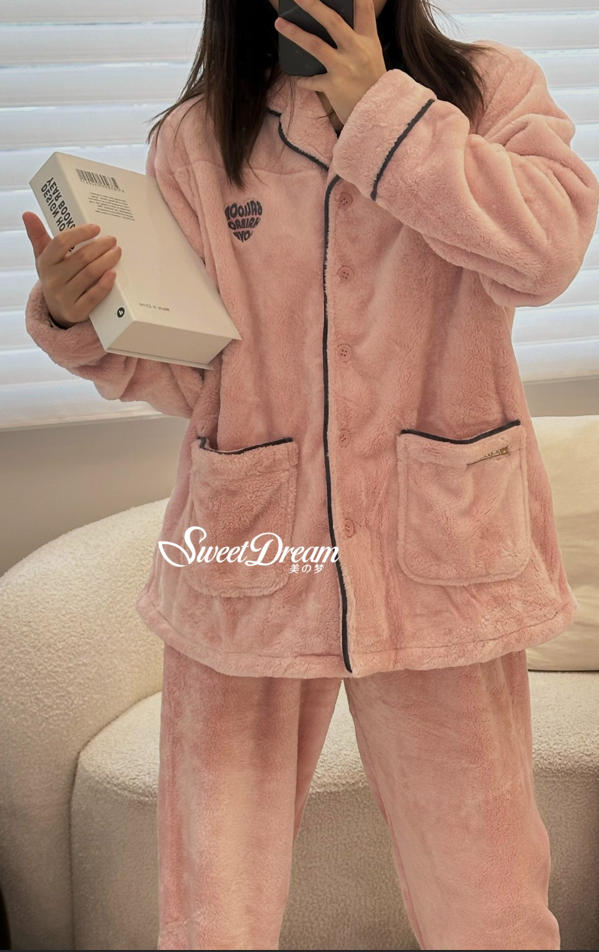 美之梦珊瑚绒情侣女套9510139