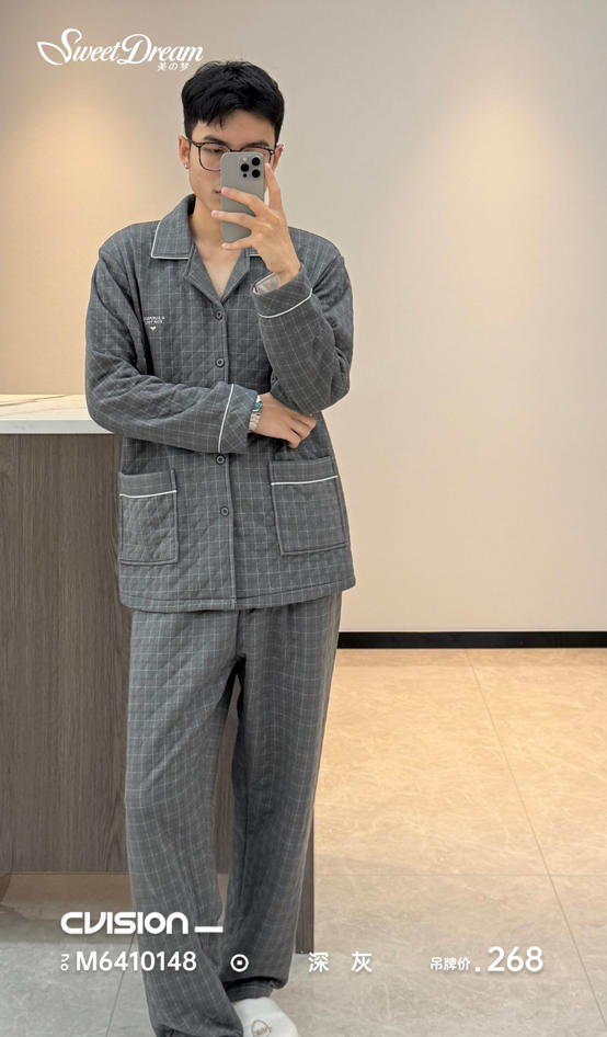 美之梦夹层情侣男套装6410148