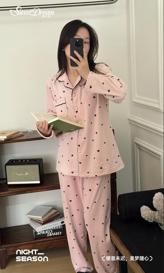 美之梦海岛绒女套装9310285